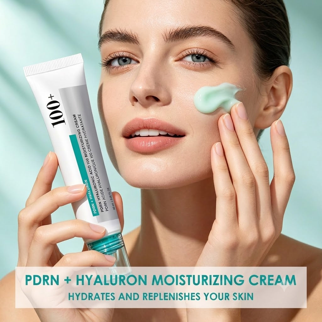 Krimu ya Uso ya Hyaluronic Acid na Collagen ya Kuongeza Unyevu Kila Siku