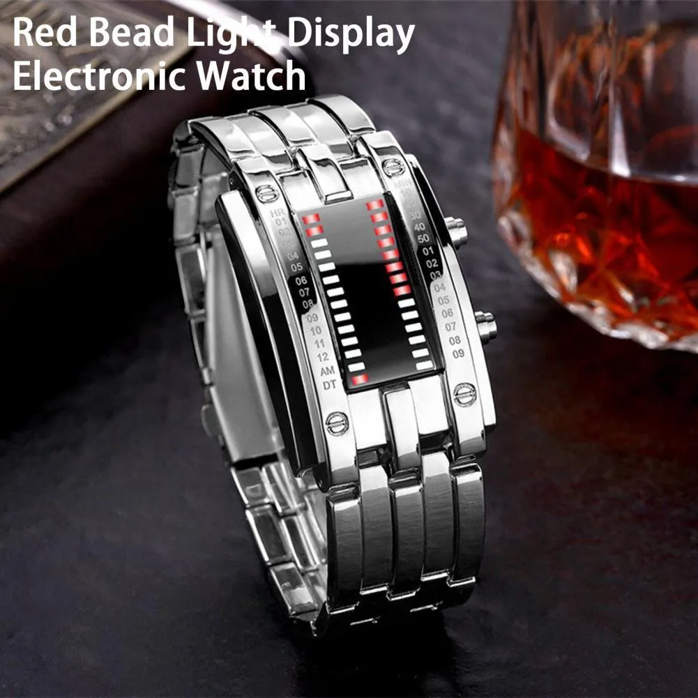 Classic Luxury Digital Watch – LED Shockproof Waterproof Design