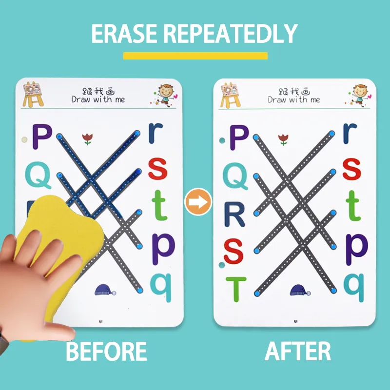 Magic Tracing Book – Kids Pen Control & Early Learning Practice Set