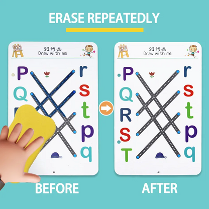 Magic Tracing Book – Kids Pen Control & Early Learning Practice Set