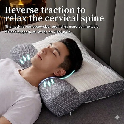 Ergonomic Cervical Neck Support Pillow – Memory Foam Orthopedic Comfort