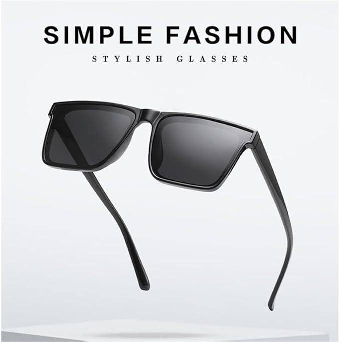 Miwani ya Jua ya Wanaume ya Retro yenye Lenzi za Polarized – Fremu Nyepesi ya TR90 kwa Uvuvi na Shughuli za Nje