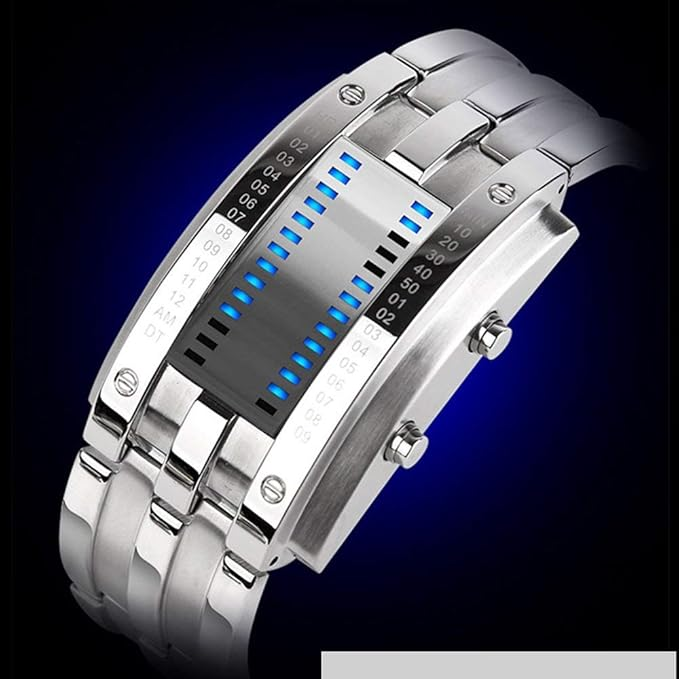 Classic Luxury Digital Watch – LED Shockproof Waterproof Design