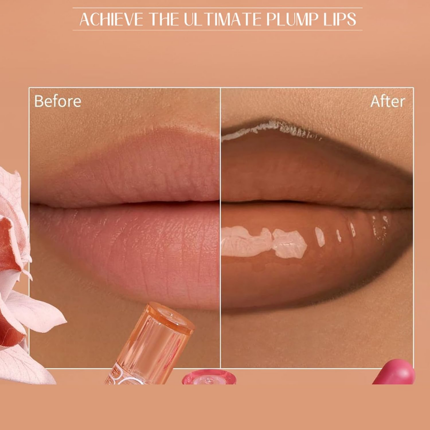 Seti ya Vipodozi vya Midomo: Lip Gloss, Lip Liner na Lipstick – Matte Lip Liner na Lip Glaze ya Kulainisha