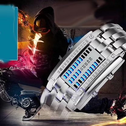 Classic Luxury Digital Watch – LED Shockproof Waterproof Design