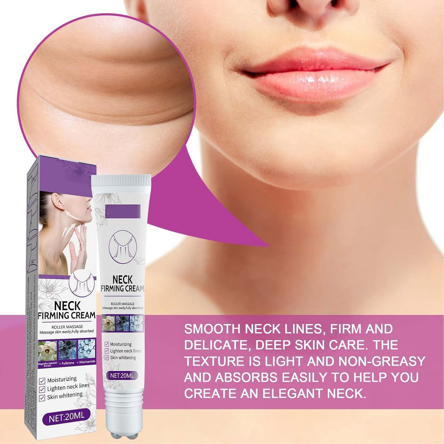 Niacinamide Peptide Neck Cream – Lift, Firm & Smooth Lines