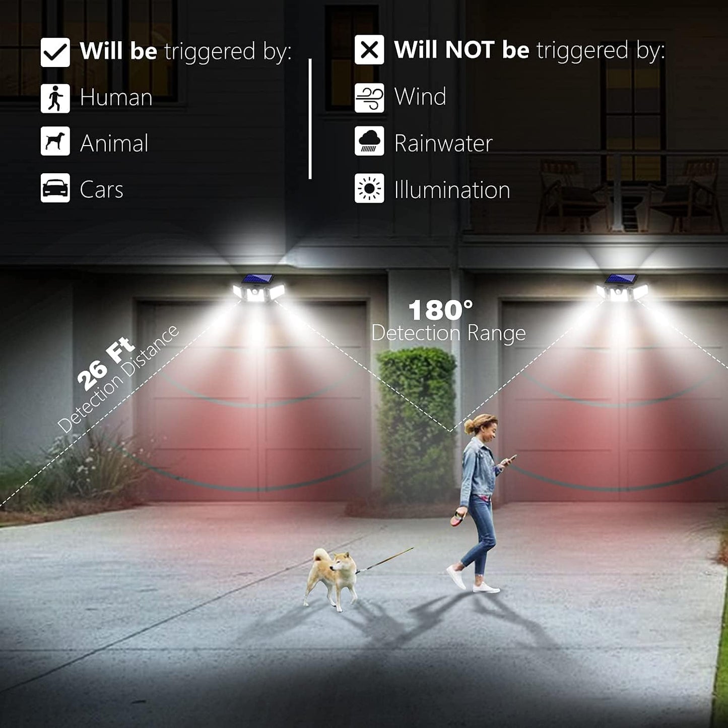 GlowFlx™ Solar Motion Light