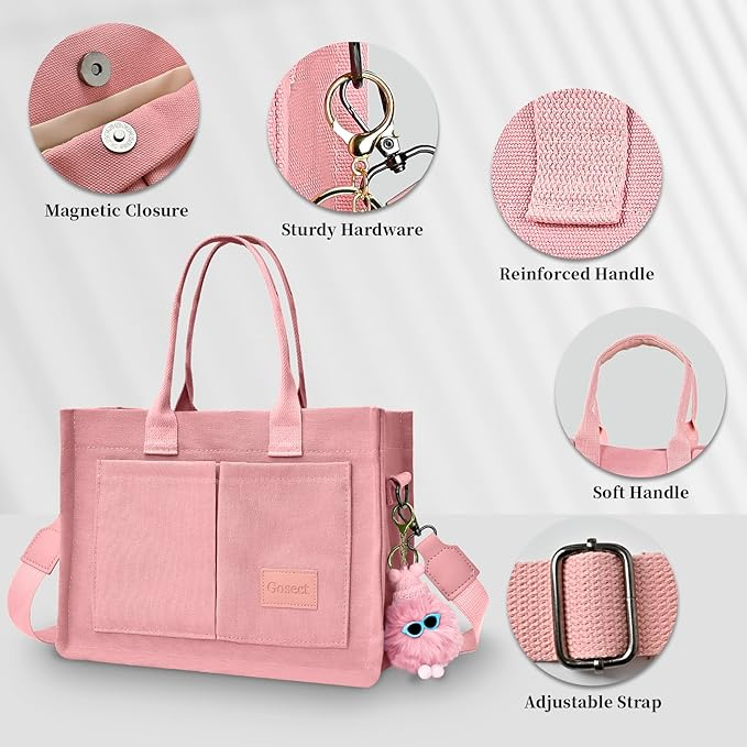 Mkoba wa Bega wa Corduroy wa Wanawake – Mkoba wa Kawaida wa Crossbody na Tote