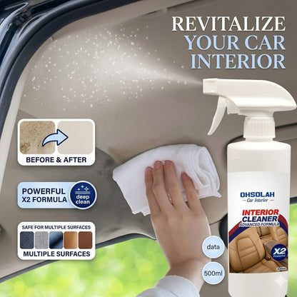 All in One Car Interior Cleaner & Polish – Waterless Cleaning & Leather Care Solution