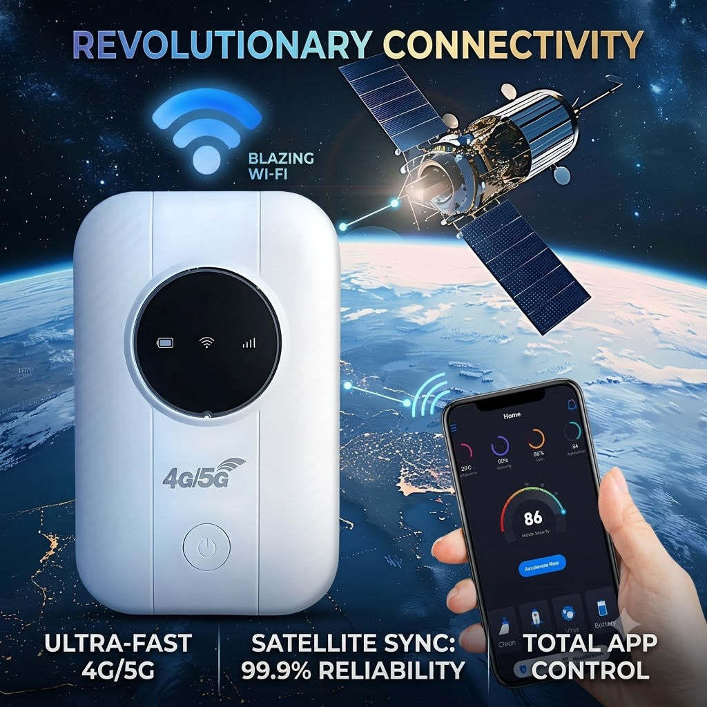 Router ya MiFi ya 4G LTE ya Kubeba – Hotspot Ndogo ya WiFi ya Safari yenye Nafasi ya SIM