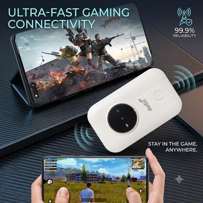 Router ya MiFi ya 4G LTE ya Kubeba – Hotspot Ndogo ya WiFi ya Safari yenye Nafasi ya SIM