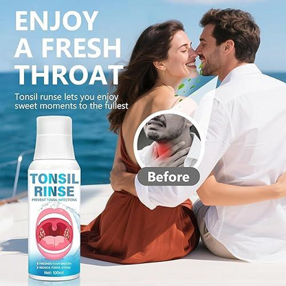 Tonsil Stone Mouthwash – Mint Oral Rinse for Fresh Breath Care