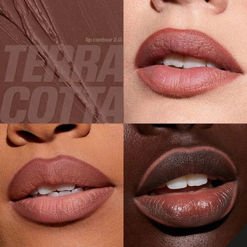 Seti ya Vipodozi vya Midomo: Lip Gloss, Lip Liner na Lipstick – Matte Lip Liner na Lip Glaze ya Kulainisha