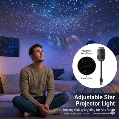 Adjustable Star Projector Light – Dreamy Galaxy Lighting for Any Room